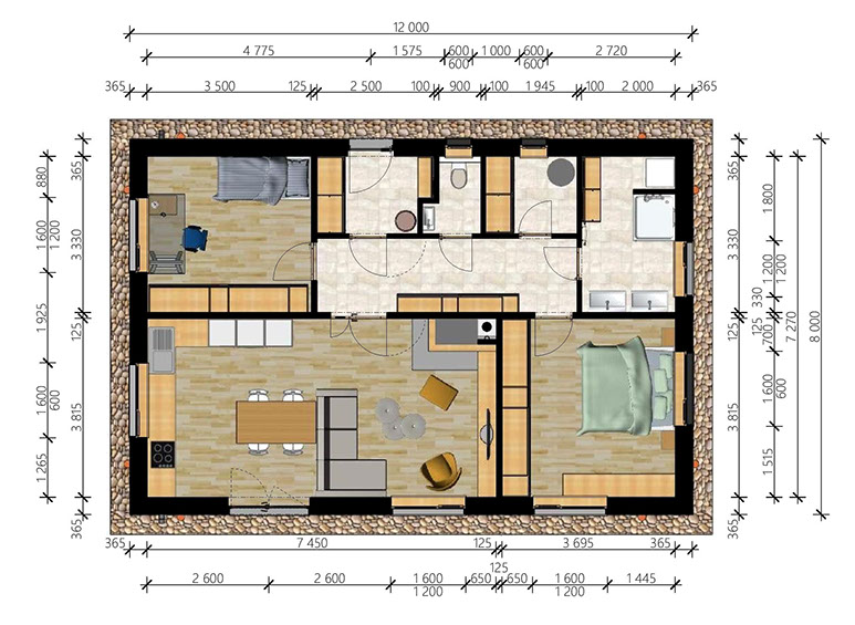 Drevodomky (dřevěného domu, dřevodomy představují, stavebních materiálů, během výstavby, během výstavby Nutnost) Drevodomky